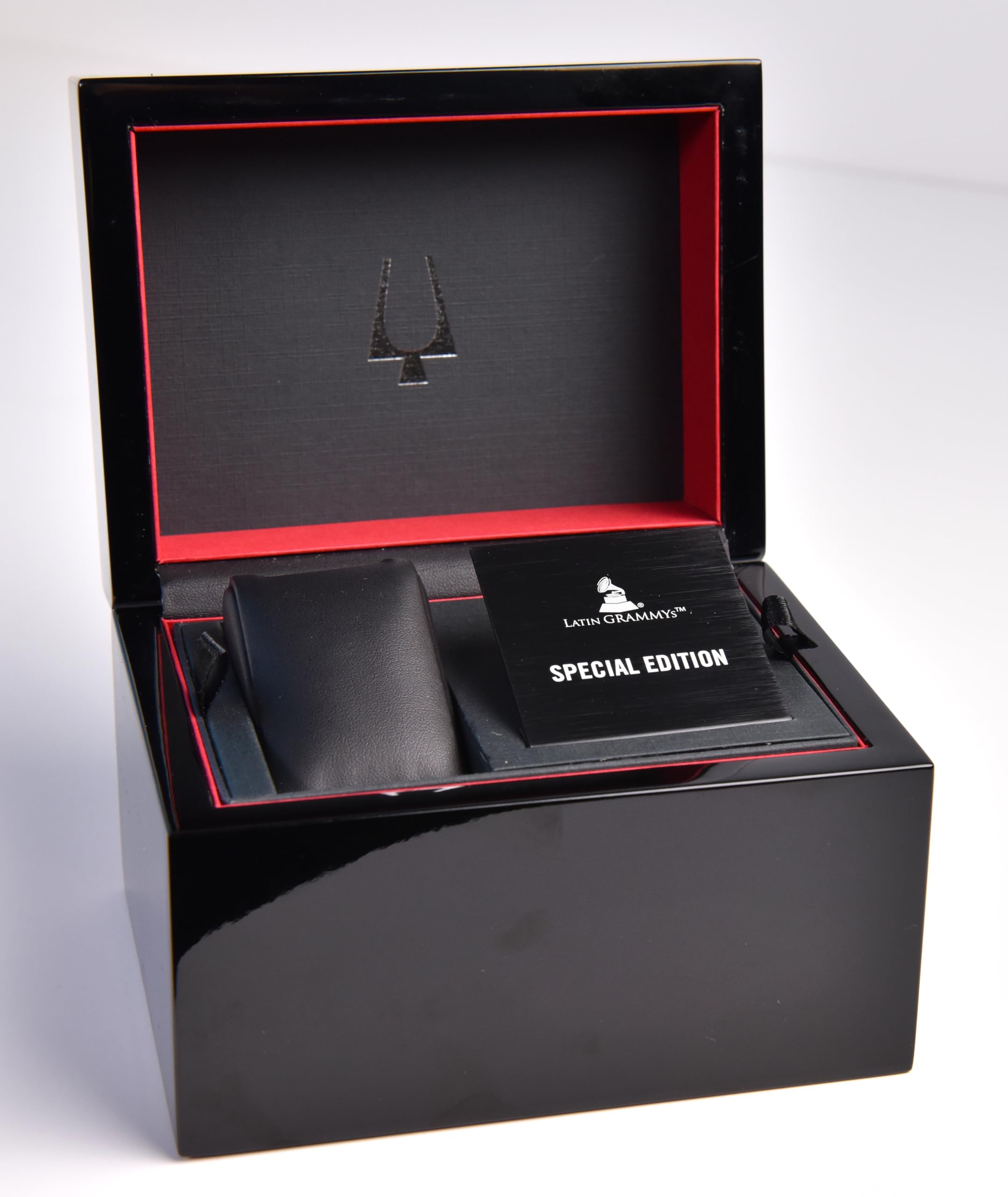 Bulova Latin Grammy Modern Millenia Automatic Two-Tone Stainless Steel Watch,Open Heartbeat Aperture,Exhibition Case Back,Black Dial, (Model:98A236) - Image 8