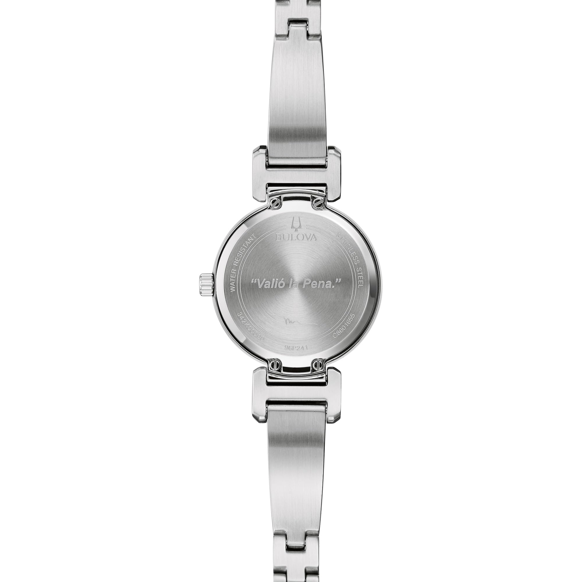 Bulova Marc Anthony Ladies Modern Diamond Stainless Steel Bangle Bracelet Watch - Image 3