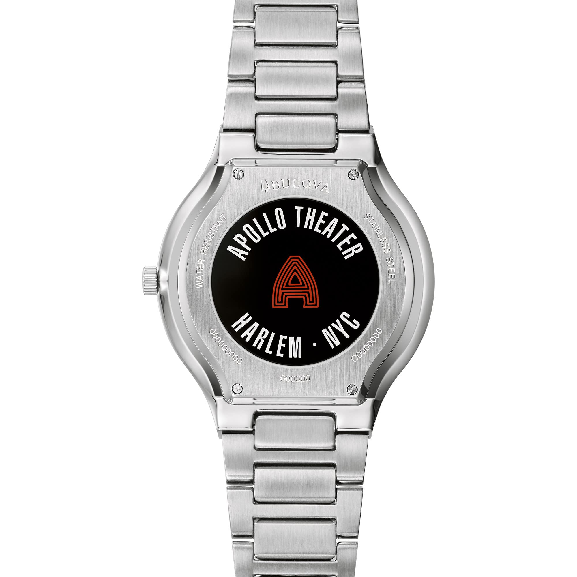 Bulova Special Edition Apollo Theater Quartz Stainless Steel Watch, Edge to Edge Crystal - Image 4