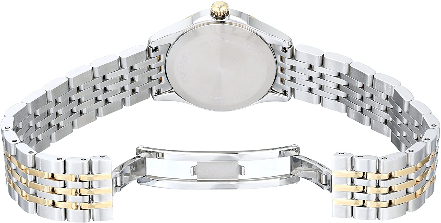 Bulova Women's Classic Stainless Steel Watch and Mother of Pearl Dial - Image 5