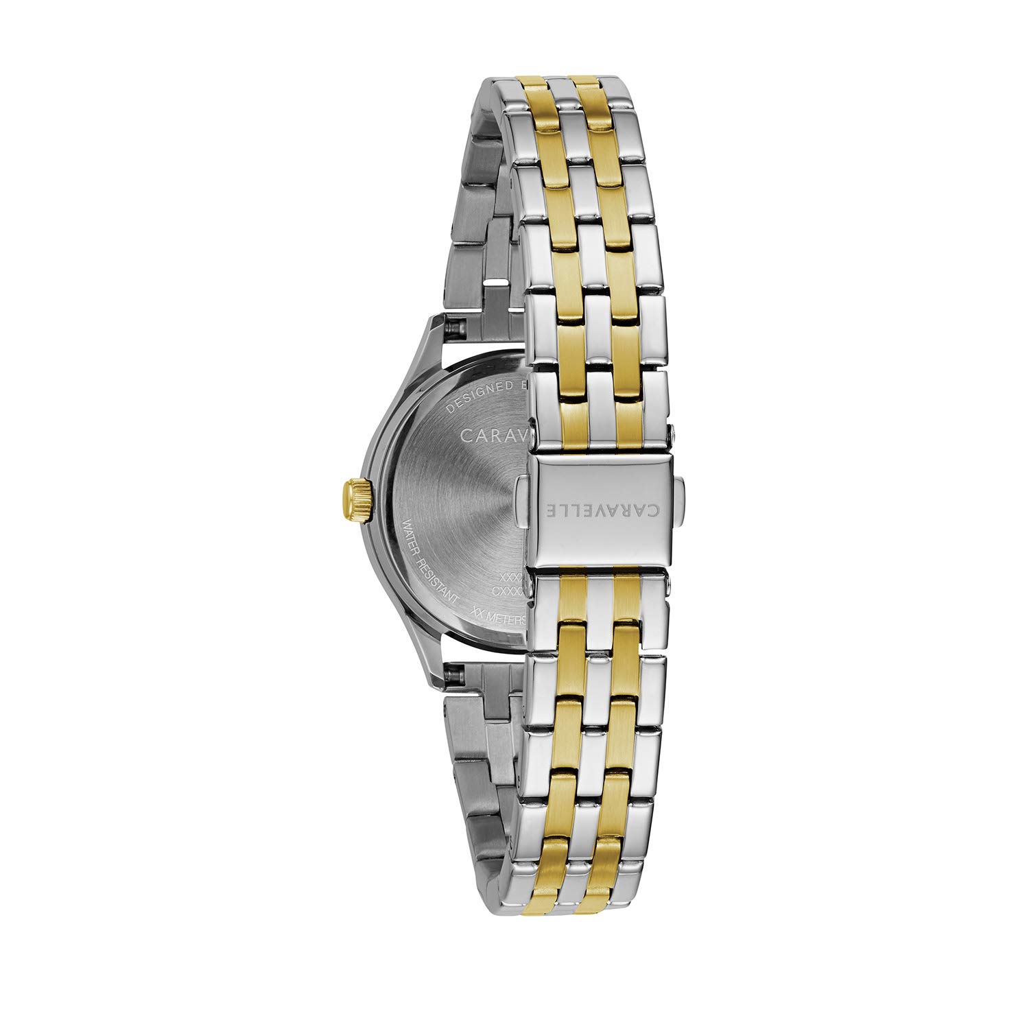 Caravelle by Bulova Ladies' Classic Dress Coin-Edge 3-Hand Day-Date Quartz Watch - Image 3